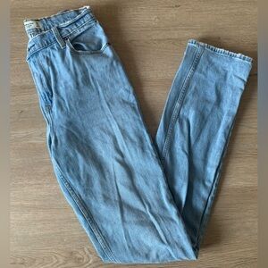 Abercrombie and Fitch Ultra High-Rise 90’s Slim Straight | Extra Long!